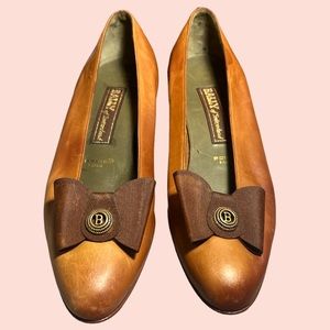 Bally of Switzerland brown Emily S 2516 Bow Heel Ponte Shank